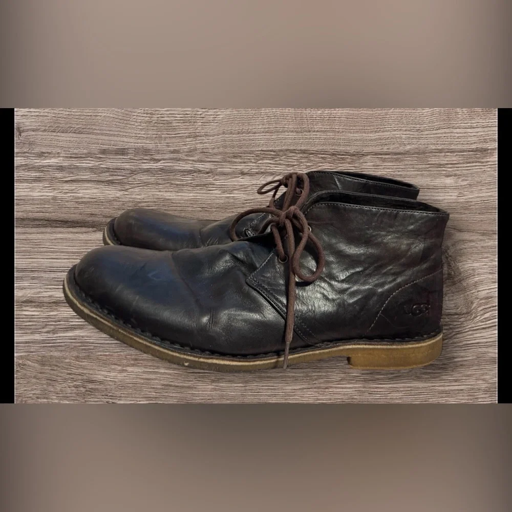 UGG Men's Leighton Chukka Boots SZ 13 Dark Brown